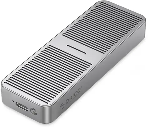Orico M223C3-G4-GY-BP / Externí box pro M.2 SSD / 20 Gb/s / USB-C 3.2 Gen 2x2 / hliníkové tělo