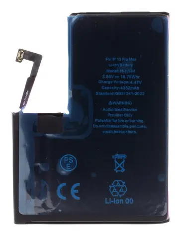 Noname Baterie pro iPhone 13 Pro Max 4352mAh Li-Ion Resetovaná (Bulk) / Baterie pro mobilní telefony