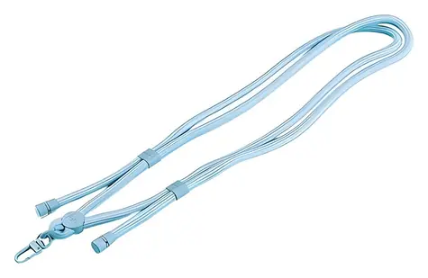 ER Universal Lanyard světle modrá / Šňůrka na telefon / univerzální / nastavitelná délka