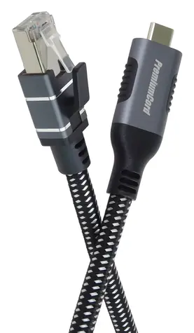 PremiumCord USB-C - RJ45 Ethernet adaptér / Redukce / Gigabit Ethernet 10/100/1000 Mbps / 3 m
