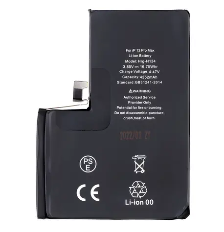 Noname Baterie pro iPhone 13 Pro Max 4352mAh Li-Ion (Bulk) / Baterie pro mobilní telefony / Apple kompatibilní