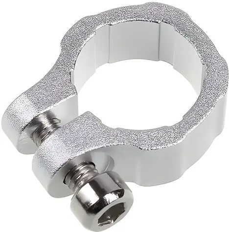 Lamptron Hadicová spona 10 mm stříbrná / Spona pro vodní chlazení / Průměr 10 mm