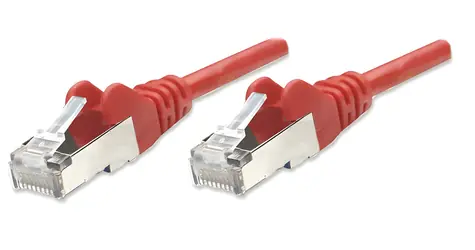Intellinet Patch kabel Cat5e červená 7,5 m / Patch kabel / SF/UTP / RJ45-RJ45 / 350 MHz