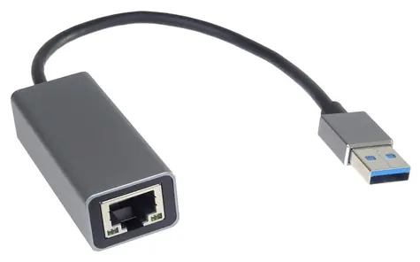 PremiumCord adaptér USB 3.0 - RJ45 Ethernet / Adaptér / 10/100/1000 Mbit / hliníkové pouzdro
