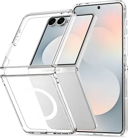 Tech-Protect FlexAir Hybrid MagSafe transparentní / Kryt / Samsung Galaxy Z Flip8 / MagSafe