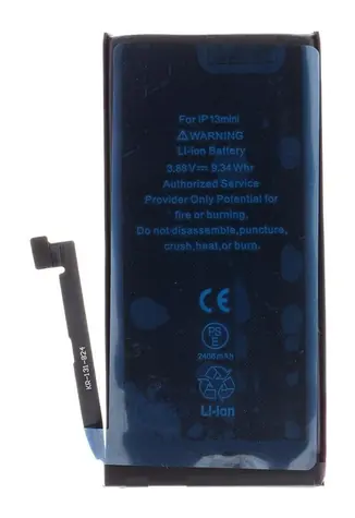 Noname Baterie pro iPhone 13 mini 2406mAh Li-Ion Resetted (Bulk) / Baterie pro mobilní telefony