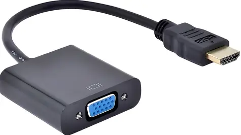 PremiumCord převodník HDMI na VGA se zvukem černá / Redukce / Full HD 1080p / bez nutnosti napájení