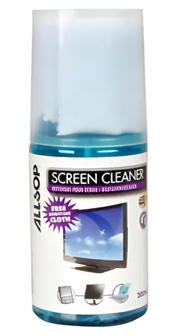 Allsop Screen Cleaner+ / Čisticí sprej / 200 ml / hadřík z mikrovlákna