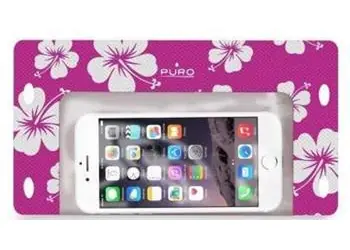 Puro WP8 Slim Hawaii růžová / Pouzdro / Vodotěsné / Do 5,7