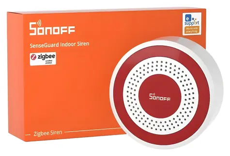 Sonoff SNZB-09P SenseGuard / Siréna / Zigbee / interiérová