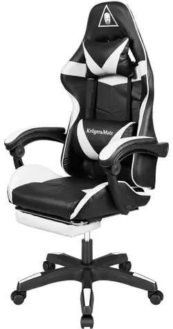 Kruger&Matz GX-150 černo-bílá / Herní židle