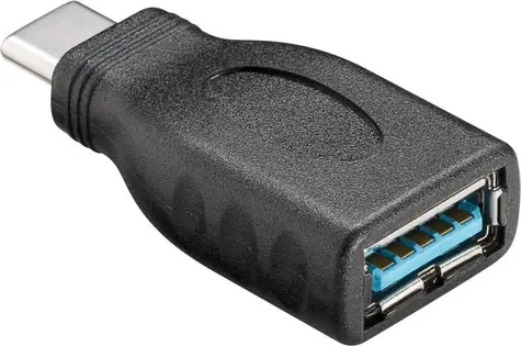 PremiumCord adaptér USB-C - USB-A Female černá / Adaptér / OTG / USB 3.1 / 5 Gbps
