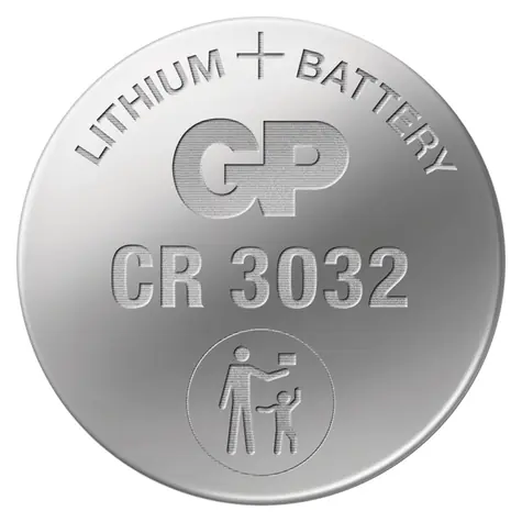GP CR3032 / Knoflíková baterie / Lithiová / 500 mAh / 3V