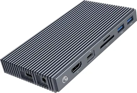 Orico Dokovací stanice s boxem M.2 NVMe / Dokovací stanice / USB-C PD 100W / HDMI 4K / RJ45 / čtečka SD/microSD