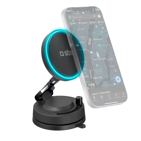 SBS Držák do auta s MagSafe 360° / Držák do auta / Bezdrátové nabíjení 15W
