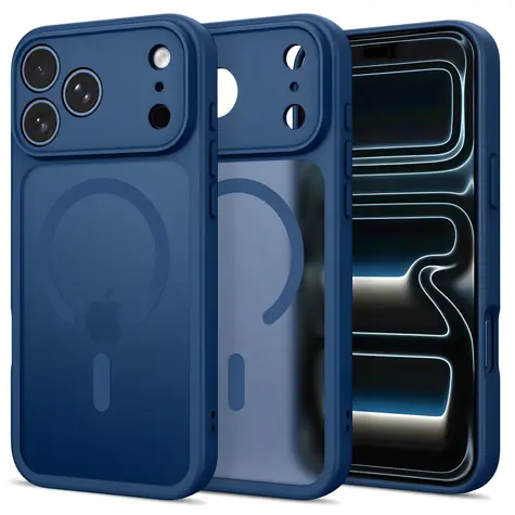 Tech-Protect BasicMag MagSafe tmavě modrá / Kryt / Apple iPhone 17 Pro, 18 Pro / MagSafe