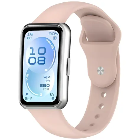 Beline Reverse Buckle Strap růžová / Řemínek / pro Huawei Band 11 / silikonový