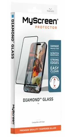 MyScreen Diamond Glass New pro Apple iPhone 16 / Ochranné sklo / Tvrzenost 9H / Instalační sada EasyApp