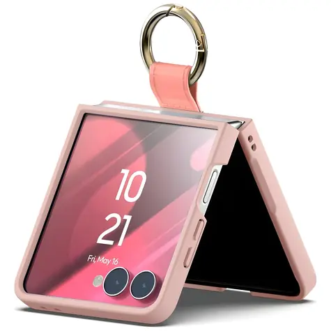 Mercury Gold Ring Case pro Samsung Galaxy Z Flip8 růžová / Kryt / Stojánek / Bezdrátové nabíjení