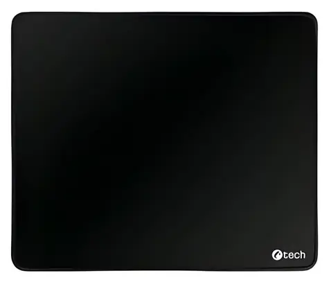 C-TECH MP-01S černá / Podložka pod myš / 240x200x4mm / obšité okraje