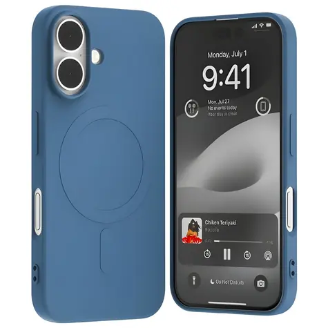 Mercury Semi-Silicone MagSafe modrá / Kryt / Apple iPhone 16 6,1