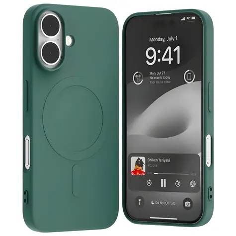 Mercury Semi-Silicone MagSafe zelená / Kryt / Apple iPhone 16 6,1