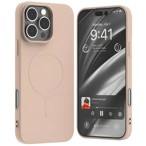 Mercury Semi-Silicone MagSafe kryt pro iPhone 16 Pro Max Pink Sand / Pouzdro / Silikonové / MagSafe