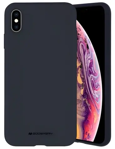 Mercury Silicone tmavě modrá / Pouzdro / Apple iPhone 13 Pro / Silikonové