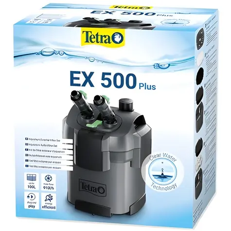 Tetra EX 500 Plus / Vnější akvarijní filtr / regulace průtoku / pro akvária 50-100 l
