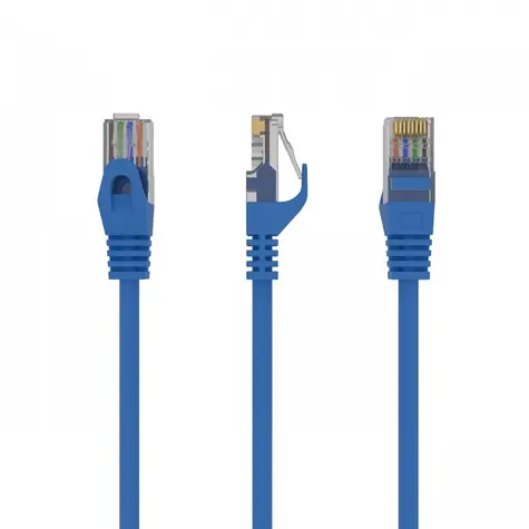 UTP patchcord Cat.6 0,5 m modrý economy / Patch kabel / RJ45-RJ45 / nestíněný