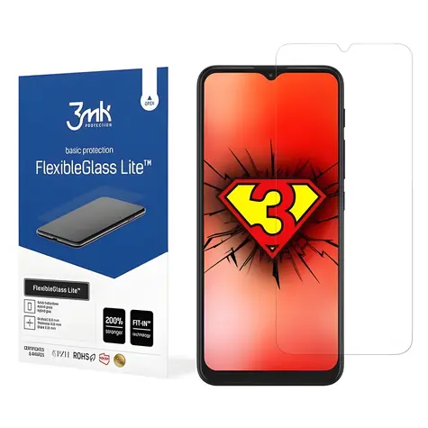 3mk FlexibleGlass Lite Motorola Moto E7 Power / Hybridní sklo / 0,16 mm / tvrdost 6H