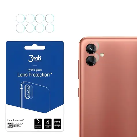3mk Lens Protection Samsung Galaxy A04 A045 / Sklo na fotoaparát / hybridní / 4 ks