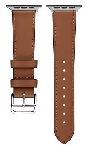 Beline Hermes Kožený řemínek pro smartwatch hnědá / Řemínek / kůže / nerezová spona / 20 mm