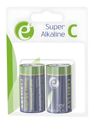 Alkalická baterie LR14 (C) 2 ks / Baterie / Alkalická / 1,5 V