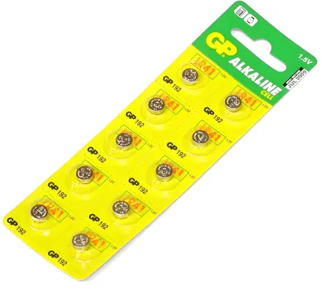 GP LR41 / Knoflíková baterie / Alkalická / 1,5V / 10 ks