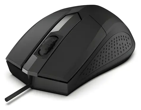 Rebeltec Focus / Drátová myš / optická / 1200 DPI / 3 tlačítka / 125 Hz / USB / 1.8 m
