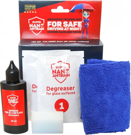 NANOPROTECH Super Nano Antirain Professional / Nanopovlak na autoskla / 30 ml