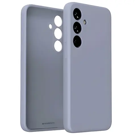 Mercury Silicone Samsung Galaxy S23 FE levandulově šedá / Pouzdro / Silikonové / Mikrovlákno / Bezdrátové nabíjení