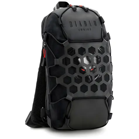 Diablo Chairs Sling Bag černá / Batoh přes rameno / 3 l / voděodolný / USB port