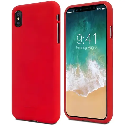 Mercury Soft pro Apple iPhone 15 Pro červená / Pouzdro / 6,1