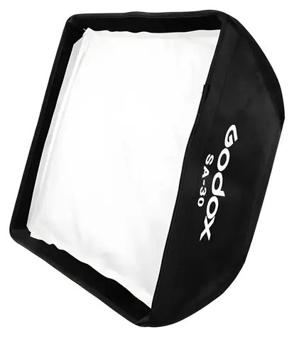 Godox SA-30 / Softbox / 30 x 30 cm / s mřížkou / pro LED světlo Godox S30