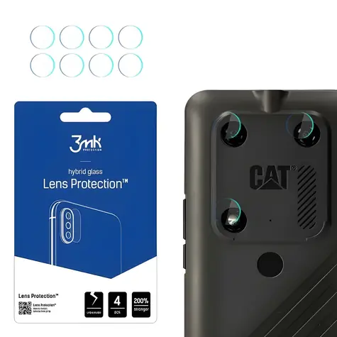 3mk Lens Protection / Ochranné sklo na fotoaparát / CAT S53 / 4 ks