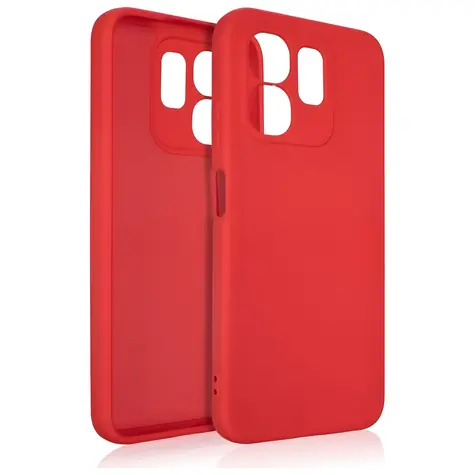 Beline Silicone Case červená / Kryt / Infinix Hot 50i / silikonový