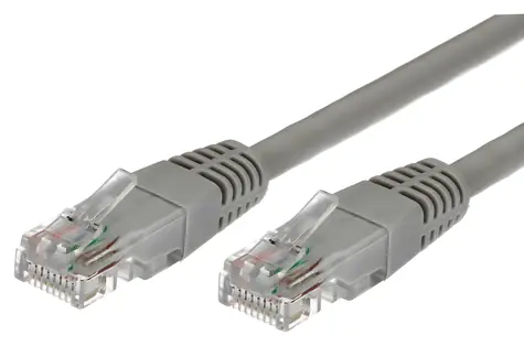 TB UTP patch kabel cat. 5e šedý / Síťový kabel / 1 m / RJ45