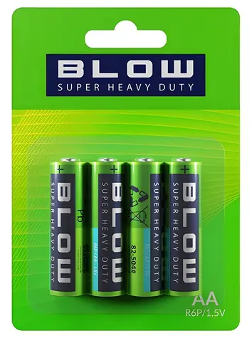 Baterie AA (R06P) Super Heavy Duty 4 ks / Baterie / Tužková / Blistr