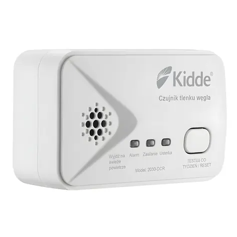 Kidde 2030-DCR / Detektor CO / Baterie 2x AA / Alarm 85 dB / Životnost senzoru 10 let