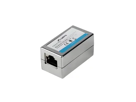 Lanberg AD-RJ45-RJ45-OS6 stříbrná / Spojka síťového kabelu / RJ45-RJ45 / Cat.6 / stíněná