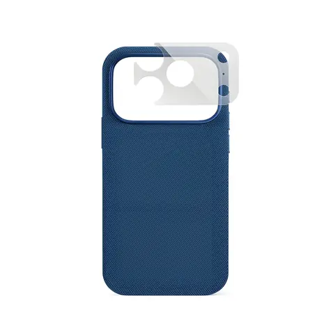 Epico SolidWoven Pro Mag+ Case iPhone 17 Pro a 18 Pro modrá / Zadní kryt / Qi2 / MagSafe / ochrana fotoaparátu