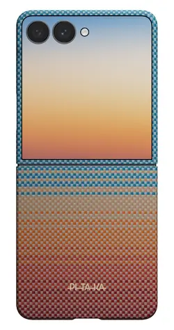 Pitaka Edge Case California Dream Sunset 2.0 Samsung Galaxy Z Flip8 / Ochranný kryt / aramidové vlákno / MagSafe