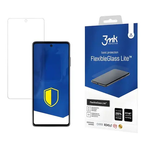 3MK FlexibleGlass Lite pro Motorola Edge 20 / Hybridní sklo / tloušťka 0,16 mm / tvrdost 6H